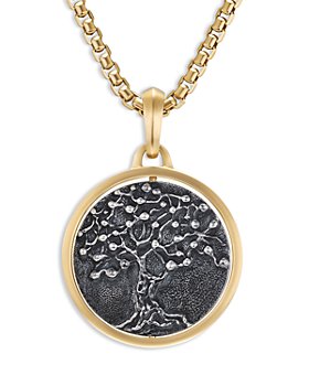 David Yurman - Life & Death Duality Amulet in Sterling Silver with 18K Yellow Gold