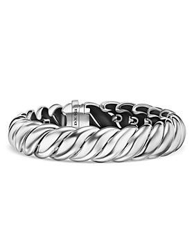 David Yurman - Sterling Silver Sculpted Cable Link Bracelet