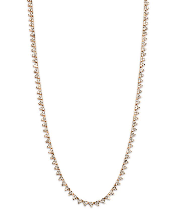 Bloomingdale's - Diamond Tennis Necklace in 14K Yellow Gold, 10.0 ct. t.w. - 100% Exclusive