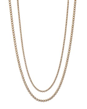 Bloomingdale's - Diamond Crown Set Tennis Necklace in 14K Yellow Gold, 4.0-8.0 ct. t.w. - 100% Exclusive