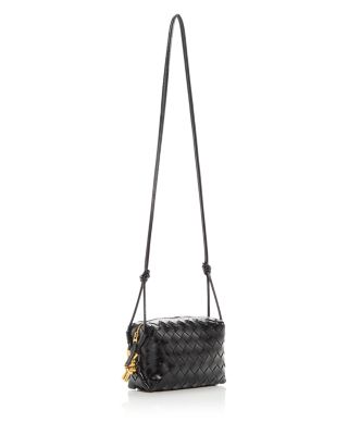 Bottega Veneta Mini Loop Intrecciato Leather Camera Bag