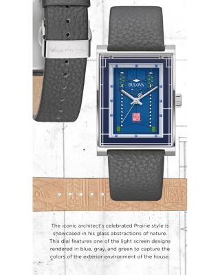 Frank Lloyd Wright Robie House Watch, 30.5mm