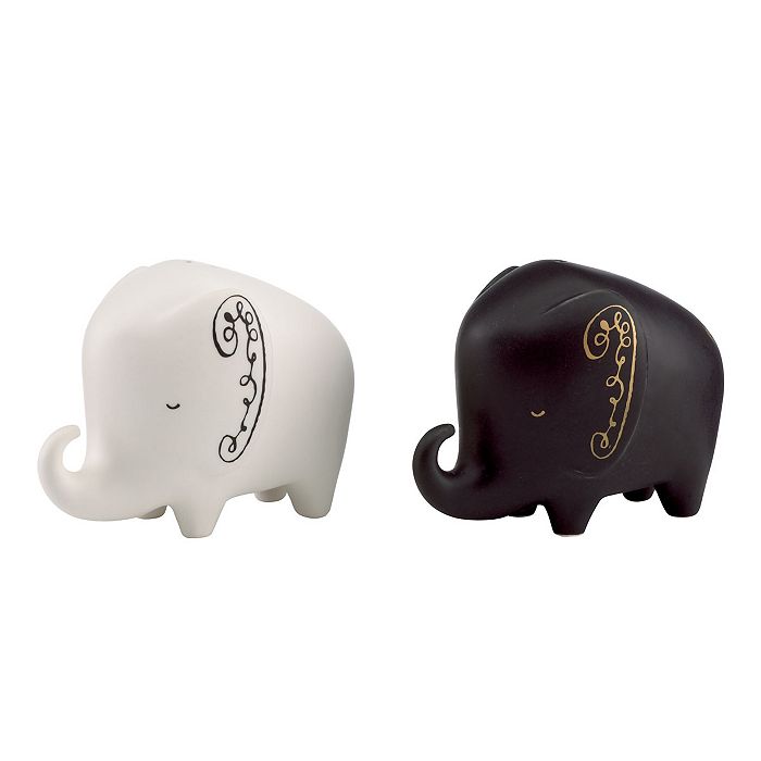 Friends Black and White Central Perk Ceramic Salt and Pepper Shakers