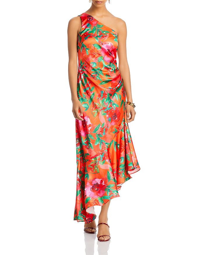 Eliza J Asymmetric One Shoulder Dress Bloomingdale s