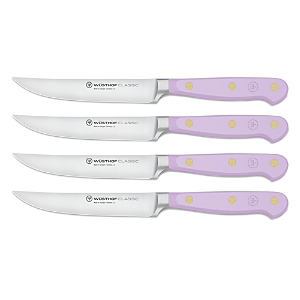 Wusthof 4 Pc Steak Knife Set In Purple Yam