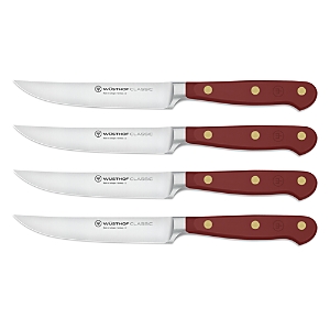 Wusthof 4 Pc Steak Knife Set In Tasty Suma