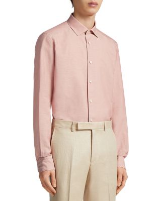 Zegna - Crossover Cotton Blend Shirt