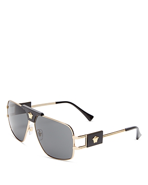 Versace Special Project Aviator-frame Sunglasses In Gold