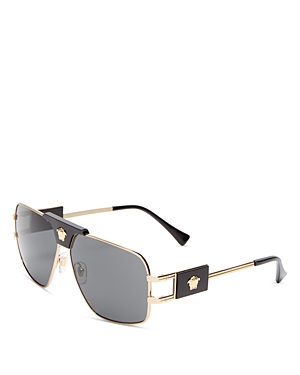 Versace Aviator Sunglasses, 63mm