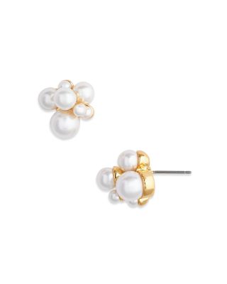 Kenneth Jay Lane - Imitation Pearl Cluster Stud Earrings