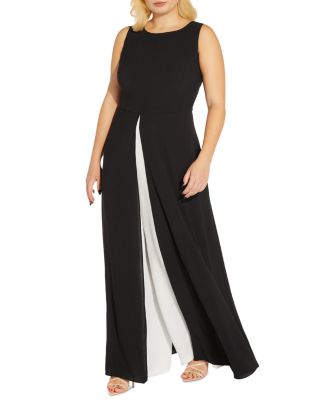 Wide Leg Jumpsuit Plus Size Overlay Jumpsuit Plus Size Elegant