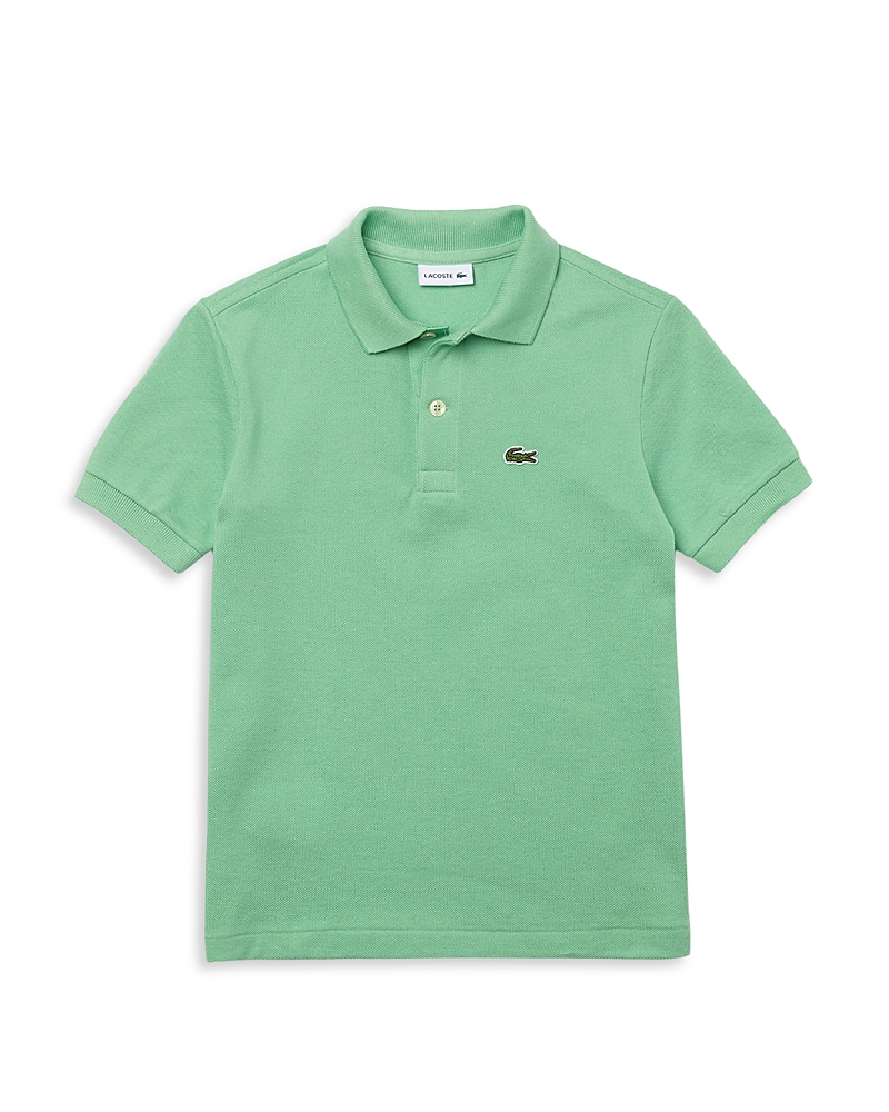Lacoste Pique Cotton Polo In Bright Green