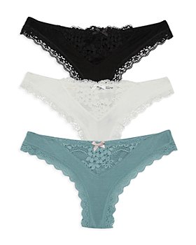 Butterfly Bliss: Low-Rise Lace Thong with Delicate Bow Accent