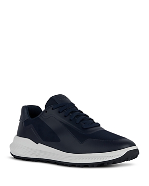 Shop Geox Men's Pg1x Lace Up Sneakers In Navy