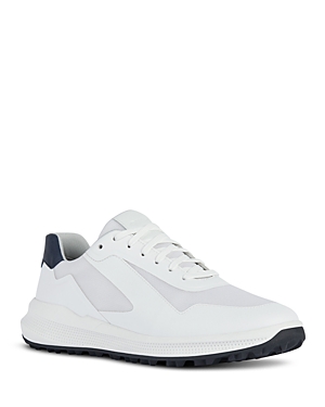 Shop Geox Men's Pg1x Lace Up Sneakers In White