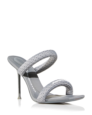 Alexander Wang Julie Sandal In Nylon In Reflective