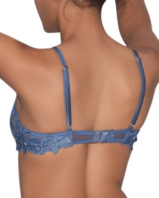 Lily Embroidered Plunge Demi Bra