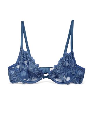 Lily Embroidered Plunge Demi Bra