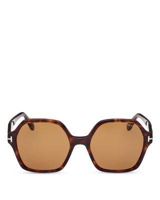Tom Ford Romy Geometric Sunglasses, 56mm | Bloomingdale display picture 2