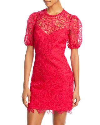 ML Monique Lhuillier - Vera Lace Mini Dress