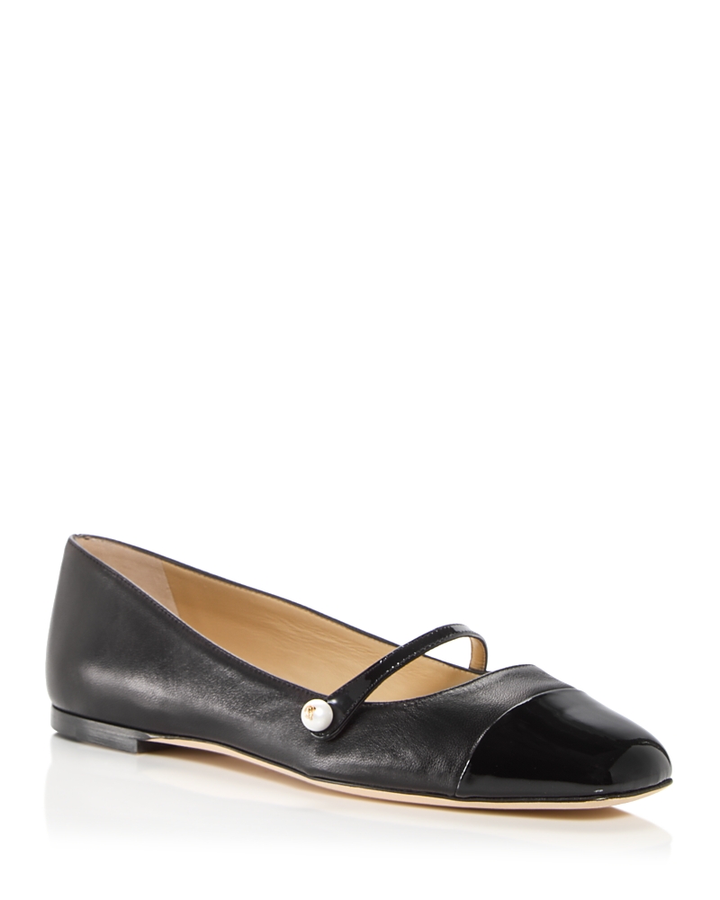 Jimmy Choo Elisa Ballet Flats In Black