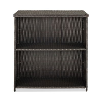 Crosley Palm Harbor Outdoor Wicker Bar