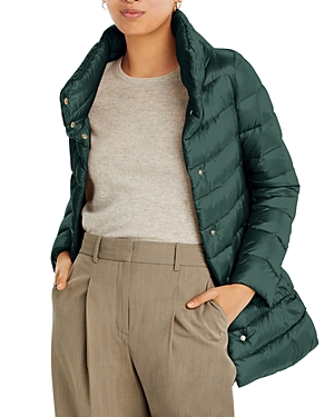 HERNO AMELIA STAND COLLAR DOWN PUFFER COAT