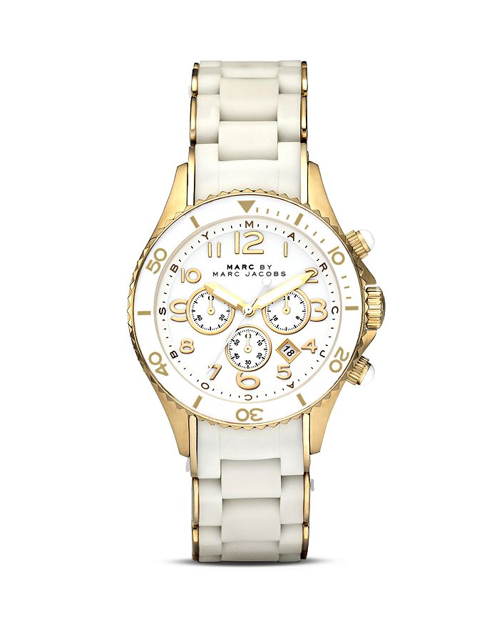 Marc jacobs white outlet watch