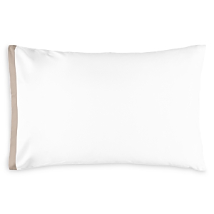 Amalia Home Collection Prado Cotton King Pillowcase, Pair In White/sand