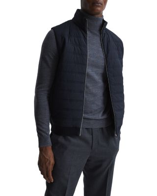 REISS - William Quilted Gilet Vest