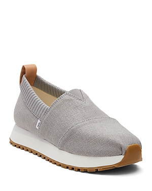 TOMS WOMEN'S ALPARGATA RESIDENT PINK SLIP ON SNEAKERS
