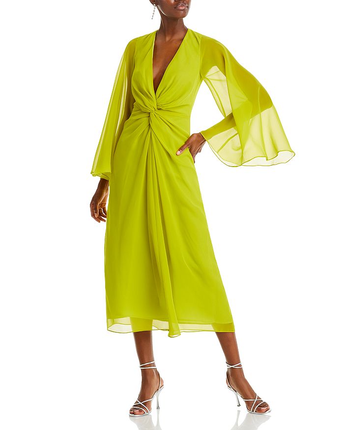 YAURA Hauwa Twist Front Midi Dress | Bloomingdale's