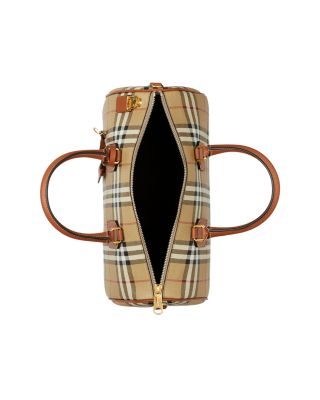 Check Medium Bowling Bag