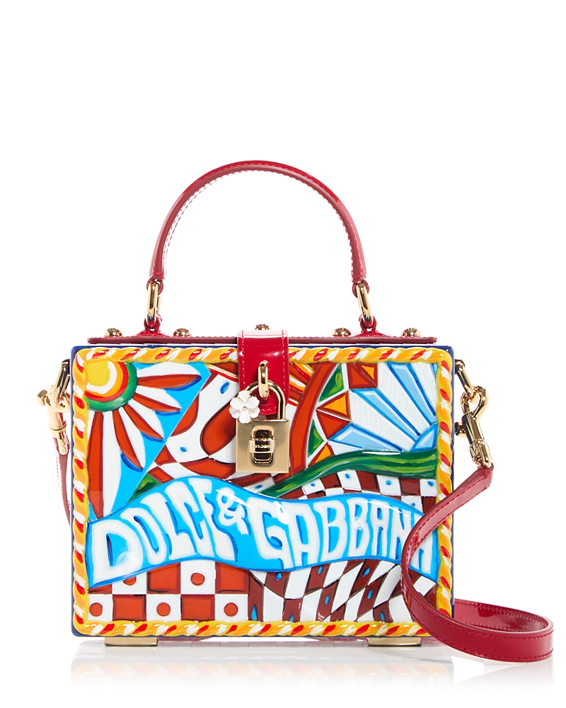 Dolce & Gabbana Multicolour Dolce Box Carretto Top Handle Bag In Multi