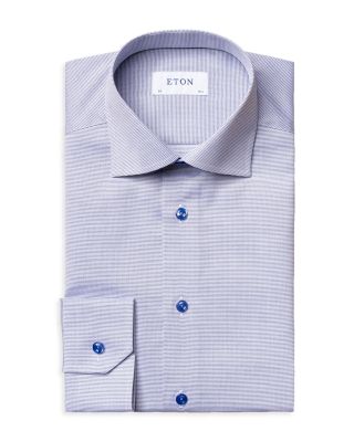 Eton - Contemporary Fit Textured Twill Shirt