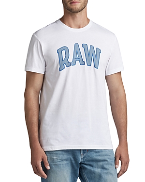 bellen getrouwd inch G-star Raw Men's Raw University Cotton T-shirt In White | ModeSens
