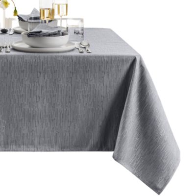 Elrene Home Fashions - Continental Solid Texture Water and Stain Resistant Tablecloth, 52" x 70"