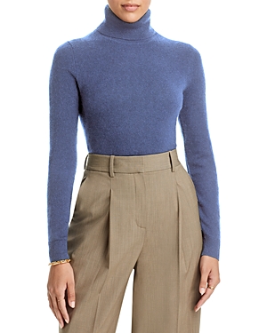 C By Bloomingdale's Cashmere Turtleneck Sweater - 100% Exclusive In Steel Blue