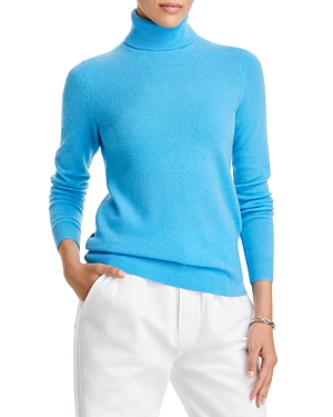 C By Bloomingdale's Cashmere Turtleneck Sweater - 100% Exclusive In Grotto Blue