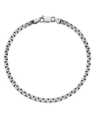 Milanesi And Co - Sterling Silver Oxidized Box Chain Bracelet