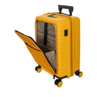 By Ulisse 21" Expandable Carry On Spinner Suitcase with Pocket