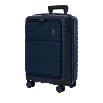 By Ulisse 21" Expandable Carry On Spinner Suitcase with Pocket