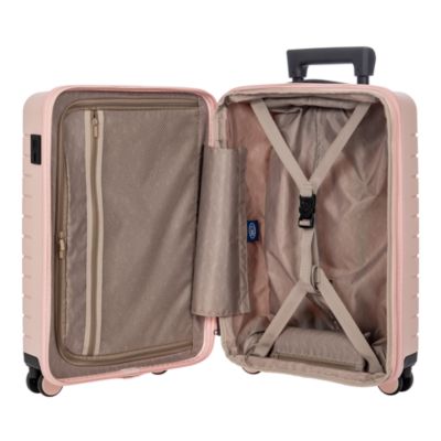 By Ulisse 21&amp;quot; Expandable Carry On Spinner Suitcase with Pocket
