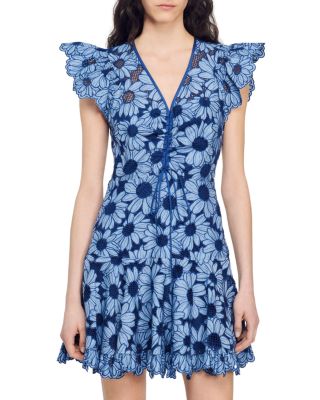 Sandro - Mellite V Neck Dress
