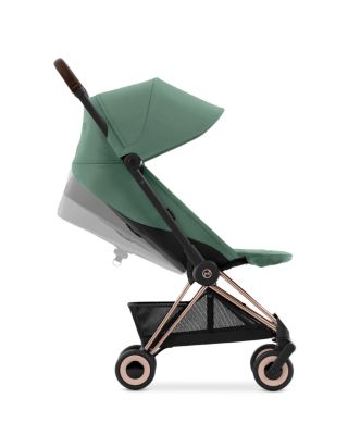 COYA Compact Lightweight Travel Ready Stroller in Rose Gold 