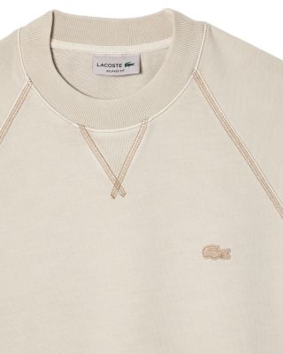 Relaxed Fit Topstitched Sweatshirt