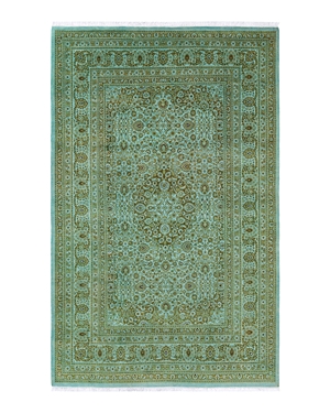 Bloomingdale's Fine Vibrance M1205 Area Rug, 6'1 X 9'7 In Light Blue