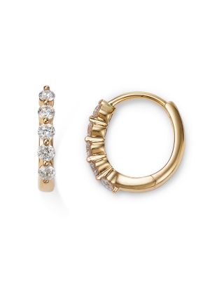 Diamond Mini Hoop Earring Collection in 14K Gold, 0.25 tcw  