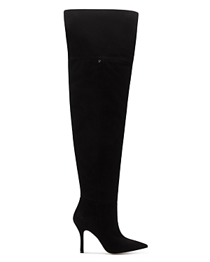 LARROUDE WOMEN'S KATE POINTED TOE OVER-THE-KNEE BOOTS