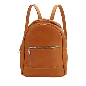 Fleece Small Backpack Light Brown – Mu Shop